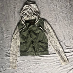 A green Mossimo jacket